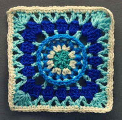 Real Wheel Granny Square Pattern