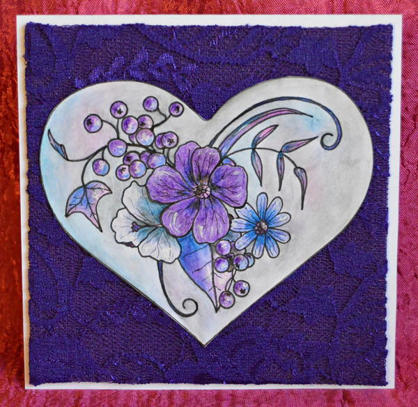 Purple Heart All Purpose Greeting Card