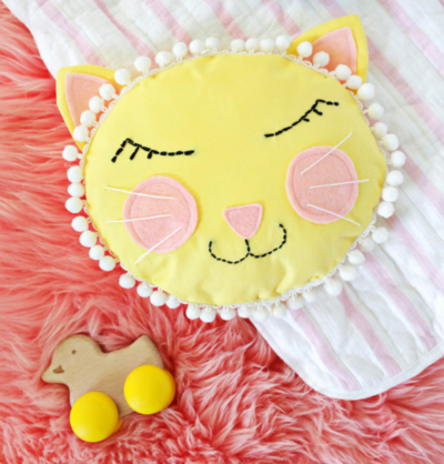 Cat Nap DIY Pillow