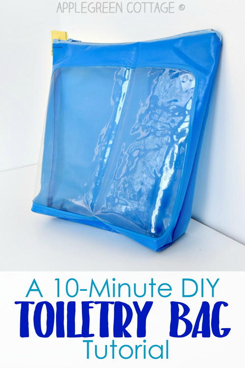 10Minute DIY Toiletry Bag Tutorial