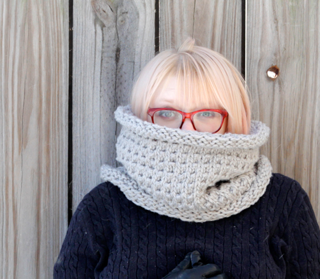 Long John Knit Cowl Pattern