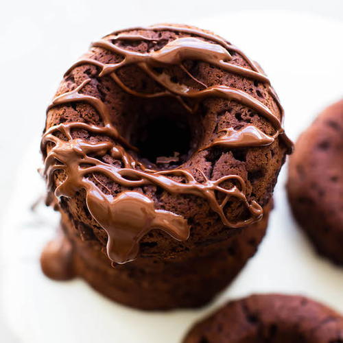 Grain-Free Chocolate Brownie Donuts