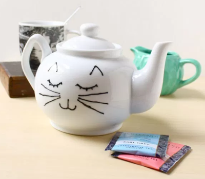 Kit-tea Decorated Teapots