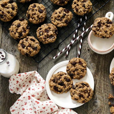 Oatmeal Raisin Chocolate Chip Cookies