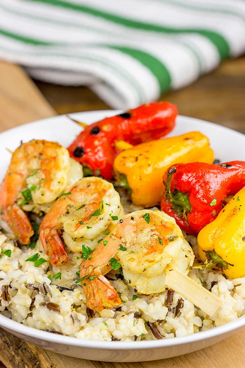 Grilled Spicy Mustard Shrimp