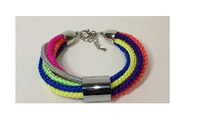 Rainbow Rope Bracelet