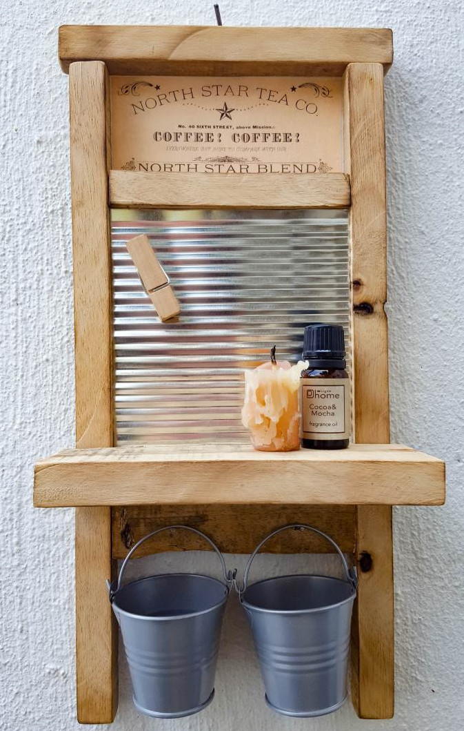 Adorable Antique Tin Can DIY Washboard