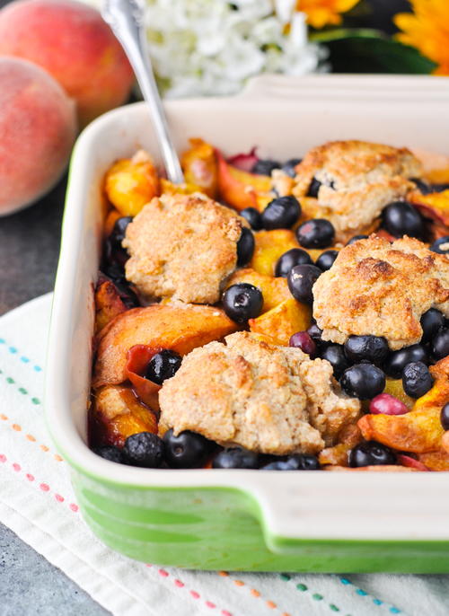 Blueberry Peach Cobbler Recipe