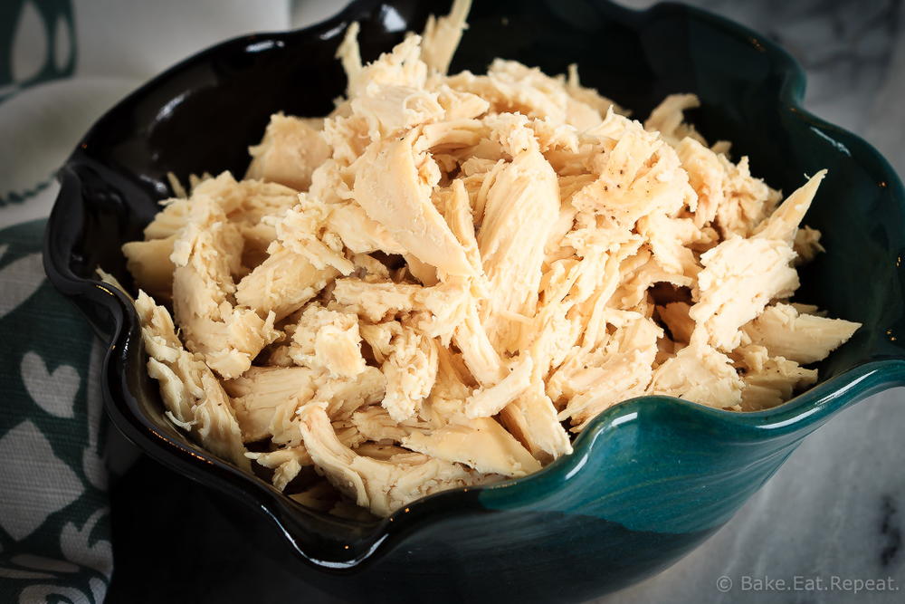 Easy Slow Cooker Shredded Chicken