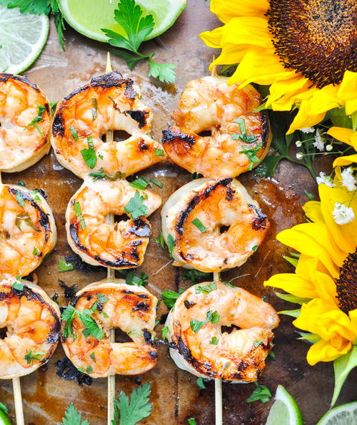 Easy Marinated Grilled Shrimp