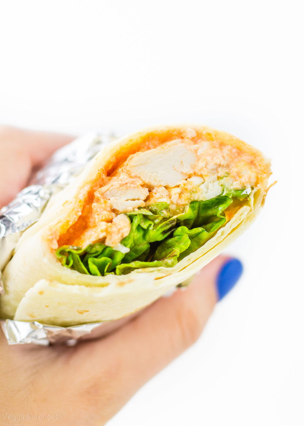 Healthy Buffalo Chicken Wrap | FaveHealthyRecipes.com