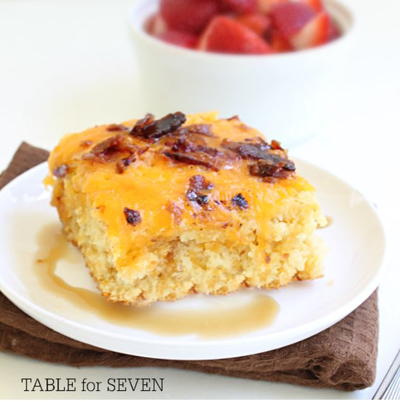 Bacon and Pancake Casserole