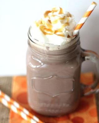 Slow Cooker Salted Caramel Hot Chocolate