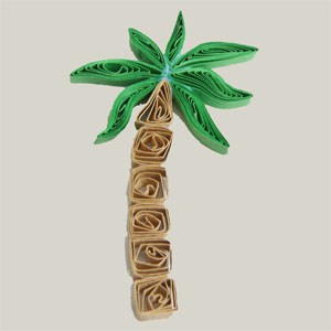 Summery Palm Tree Quilling Design