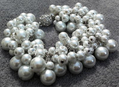 Chanel-Inspired Pearl Bracelet