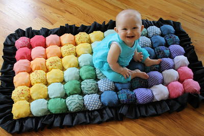 Bubble Puff Baby Quilt