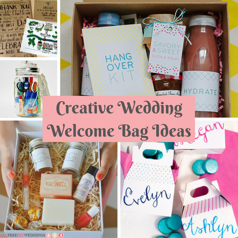 How to create the perfect welcome bags for out-of-town guests attending  your wedding!