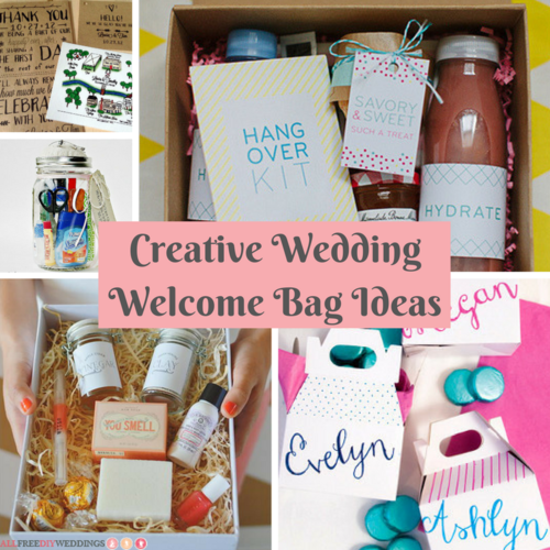 Creative Wedding Welcome Bag Ideas AllFreeDIYWeddings