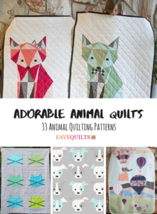 Adorable Animal Quilts: 33 Animal Quilting Patterns