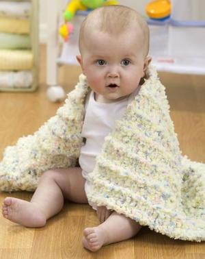 The Coziest Crocheted Baby Blanket Ever