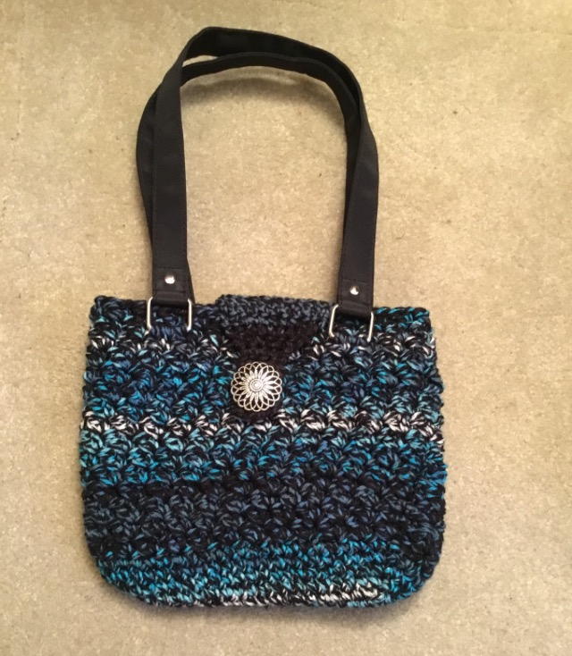 Cool Midnight Handbag | AllFreeCrochet.com