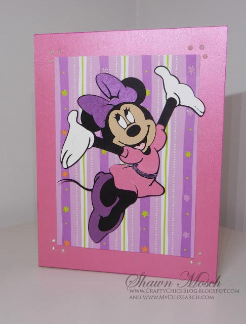 Charming Minnie Mouse Inspired Card