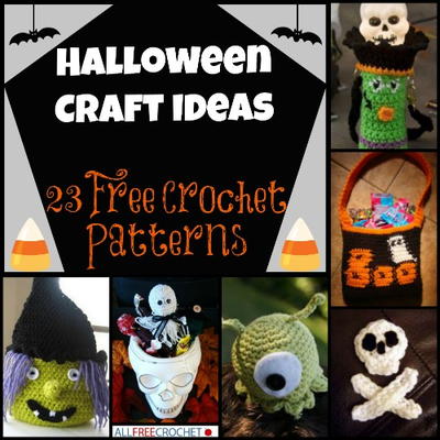 Download Free 190 Patterns To Crochet For Halloween The Ultimate Collection Allfreecrochet Com PSD Mockup Template