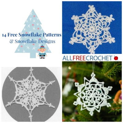 14 Free Snowflake Patterns & Snowflake Designs