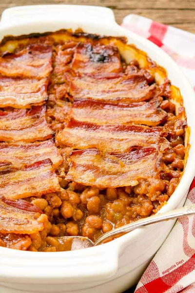 Southern Bacon Baked Beans