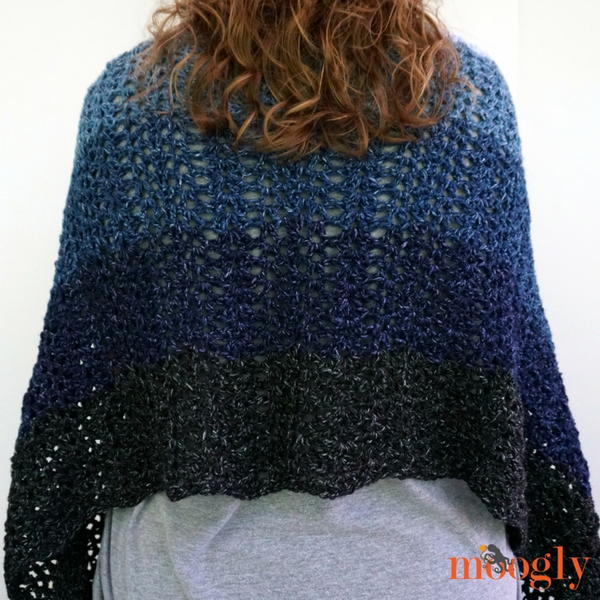 Denim Ombre Wrap