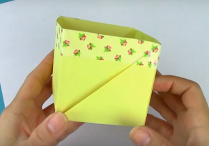 Simple Origami Box With Regular Paper Allfreepapercraftscom