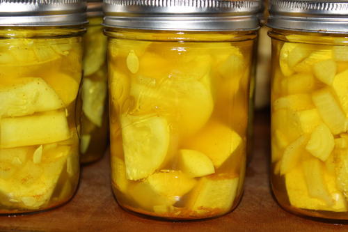 How to Can Summer Squash