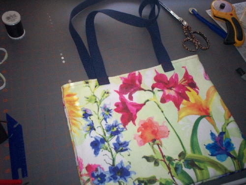 One Yard Dish Towel Tote Bag