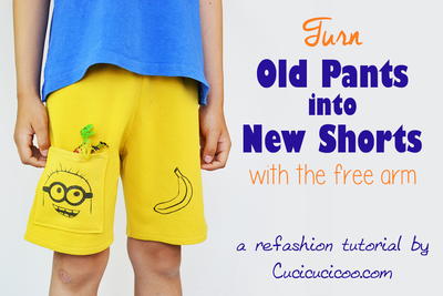 Turn Old Pants into New Shorts