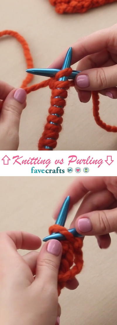 Knitting vs. Purling