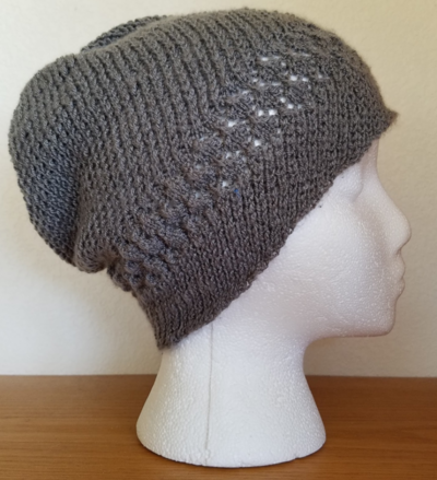 Kelsey Lace and Spiral Knit Hat Pattern