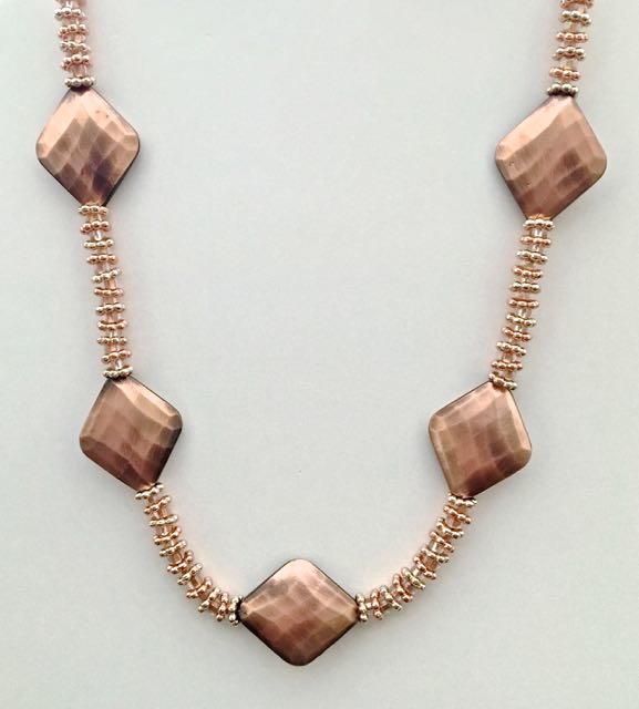 Copper and Gold Necklace