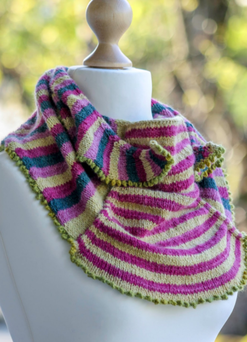 Skye Striped Shawl Pattern