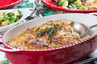 potatoes gratin herbed au recipe