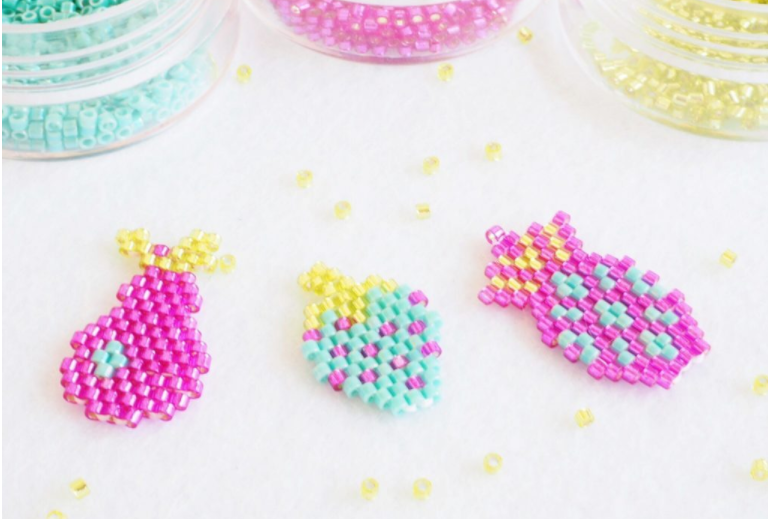 Beaded DIY Fruit Pendant