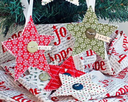 Quilted DIY Christmas Ornaments