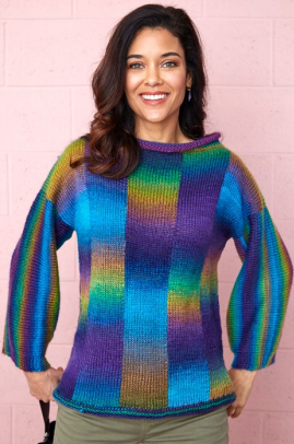 Bargello Sweater Knitting Pattern