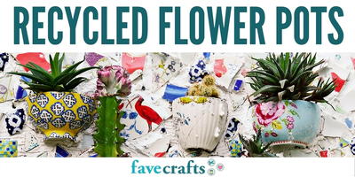 Recycled Flower Pots