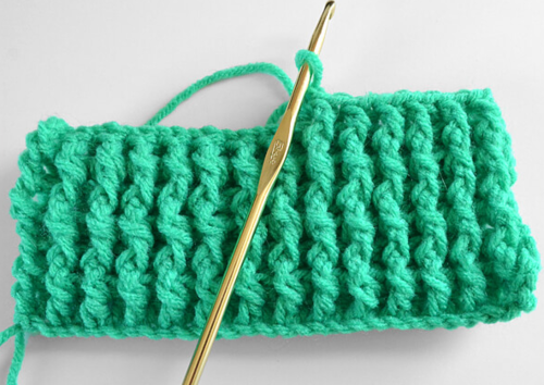 Single Rib Crochet Stitch Tutorial