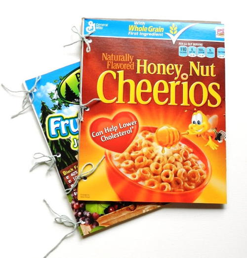 Cool DIY Cereal Box Notebook