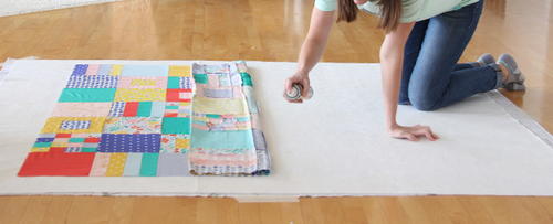 Spray Baste a Quilt