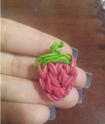 Strawberry DIY Loom Charm