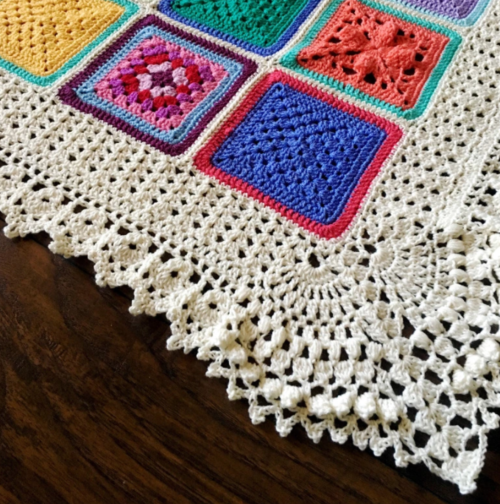 Vibrantly Vintage Crochet Edging Pattern