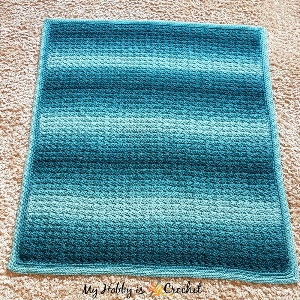 Fabian s Ombre Baby Blanket AllFreeCrochet