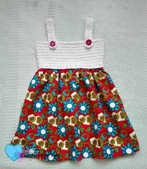 Simple Summertime Baby Sundress | AllFreeCrochet.com